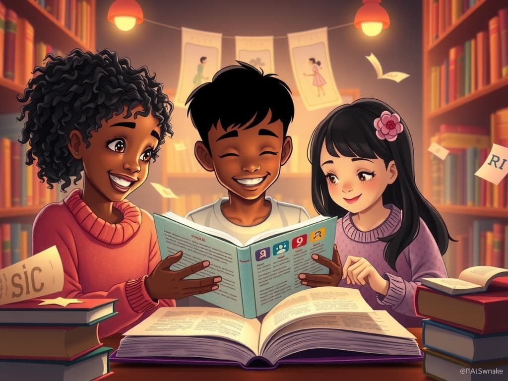 A beautiful open children's storybook created with Nivilo